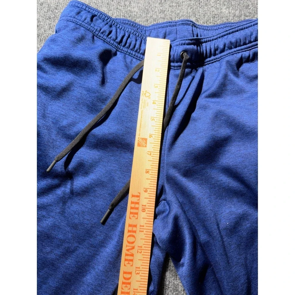 ALIVE Mens Qwick-Dry Training Pants Blue Heathered Athletic Joggers Size M